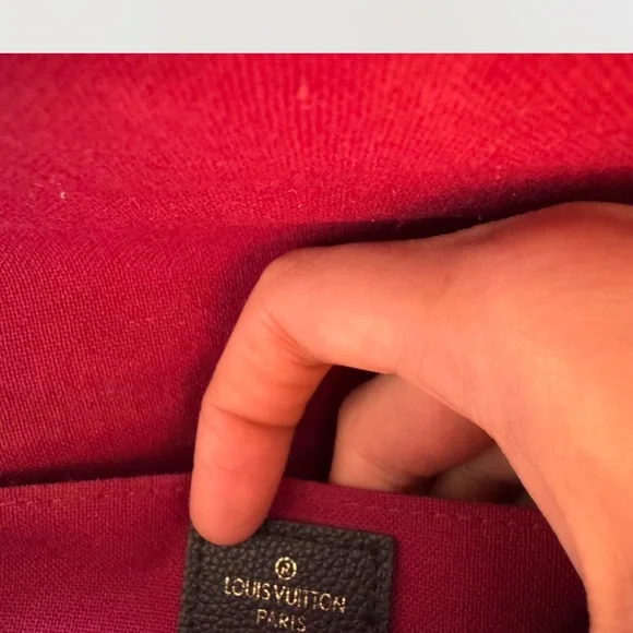 Louis Vuitton Black & Cream Monogram Chain Crossbody Wallet - Picture 6 of 7